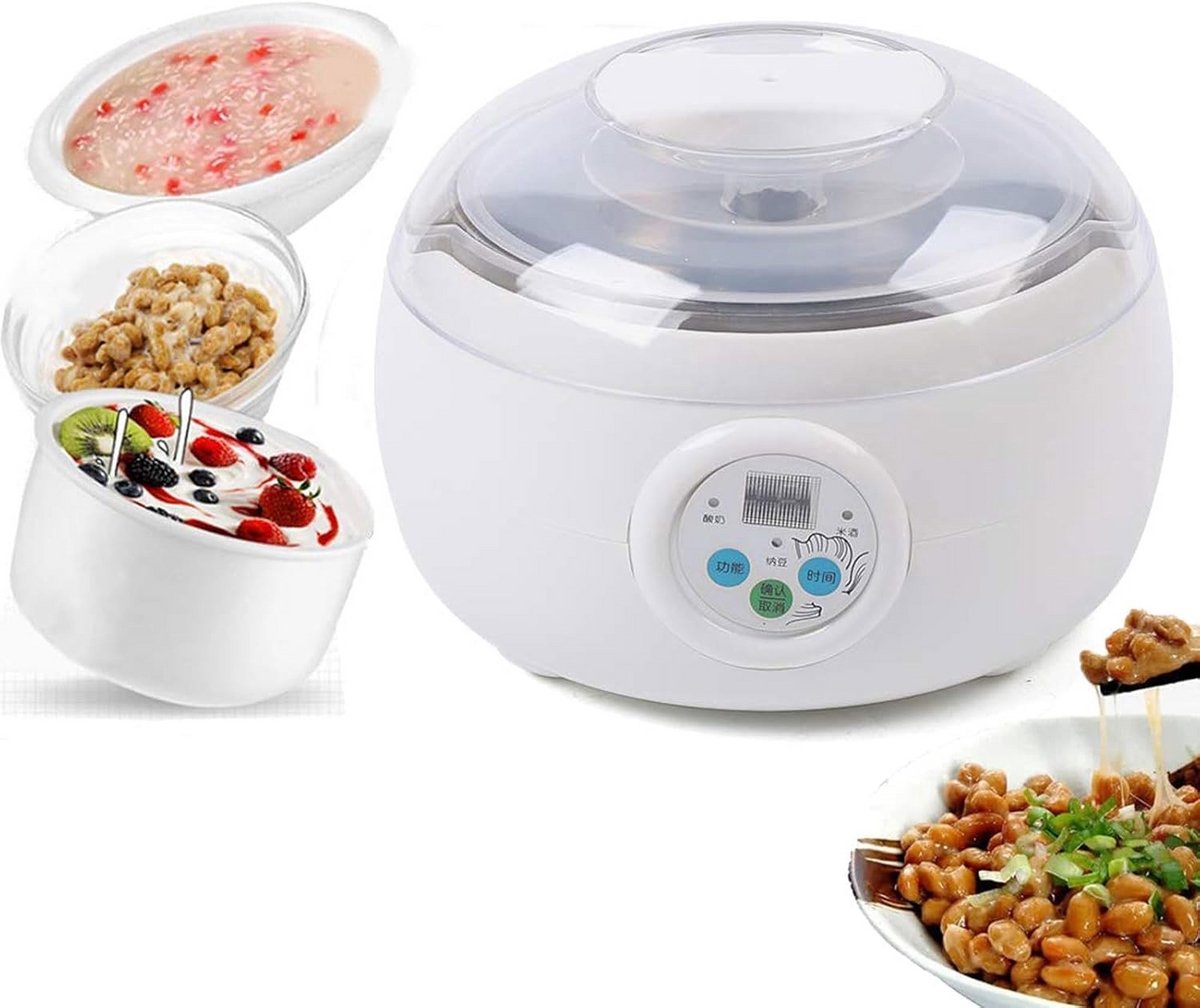 Natto-fermentatiemachine 1,5 liter - Yoghurt- en rijstwijnmaker voor thuis