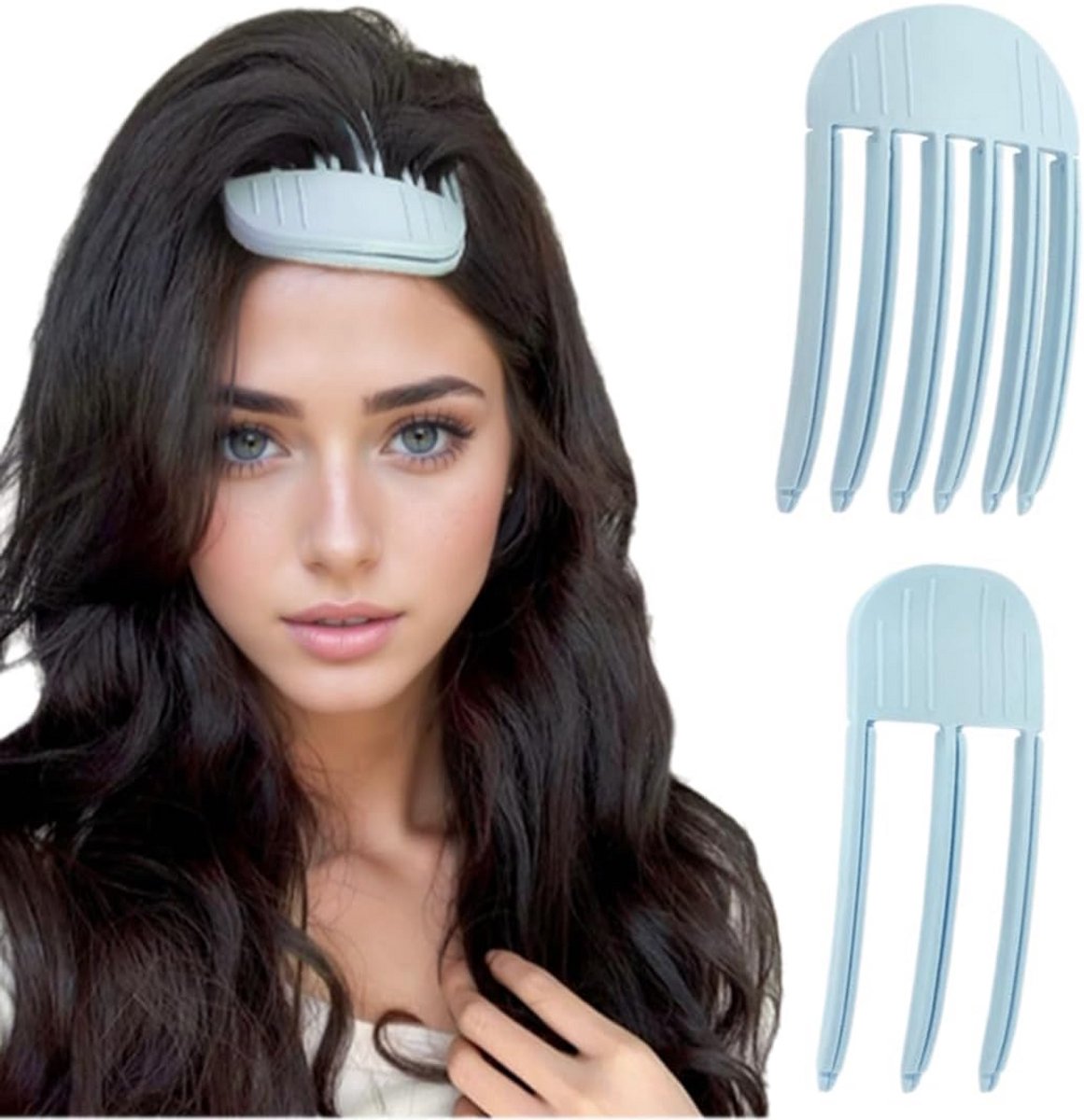 Windstyling kam set voor volume en styling van krullen en franjes