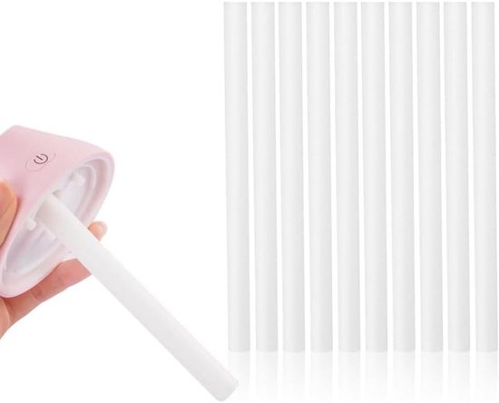 Haiki 10 Stks/pak Luchtbevochtiger Filter Vervanging Katoen Spons Fit Voor USB Diffuser Maker Luchtbevochtiger Draagbare Luchtbevochtiger Multi-size Spons Luchtbevochtiger Accessoires Vervanging