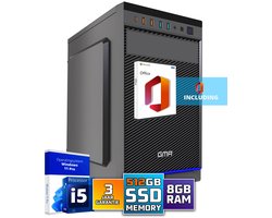 Intel Ultra Compleet Desktop PC | Intel Core i5 | 8 GB RAM | 512GB SSD M.2 | Windows 11 Pro | Business Office Multimedia Computer | Inclusief Microsoft Office!