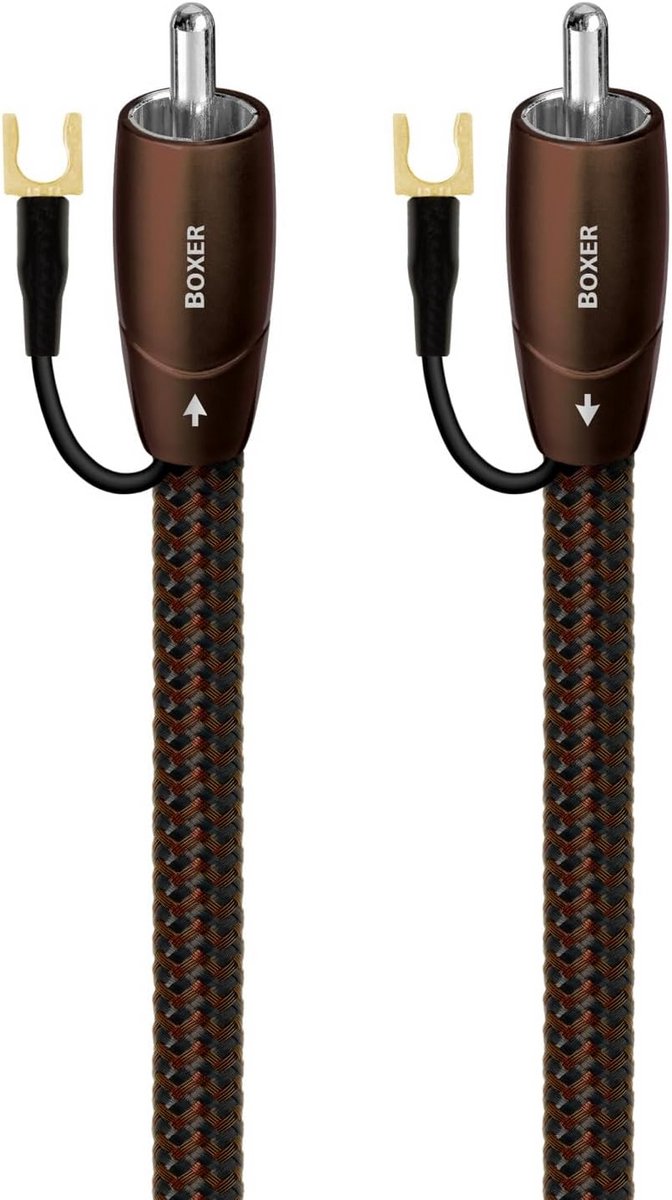 2 m Boxer RCA Audiokabel - Hoge Kwaliteit RCA Audiokabel (RCA, 2 m, Zwart)