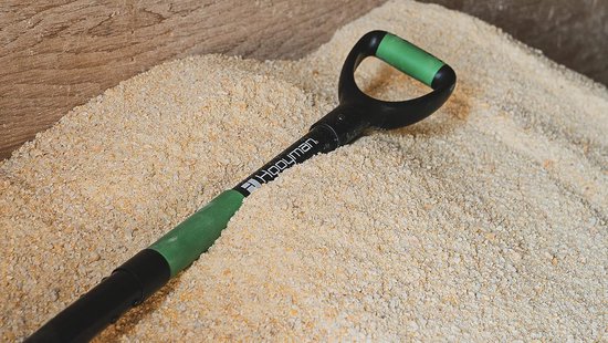 Lichtgewicht aluminium schep met ergonomische antislip grip en glasvezelkern voor tuinieren en landbeheer — afbeelding 3