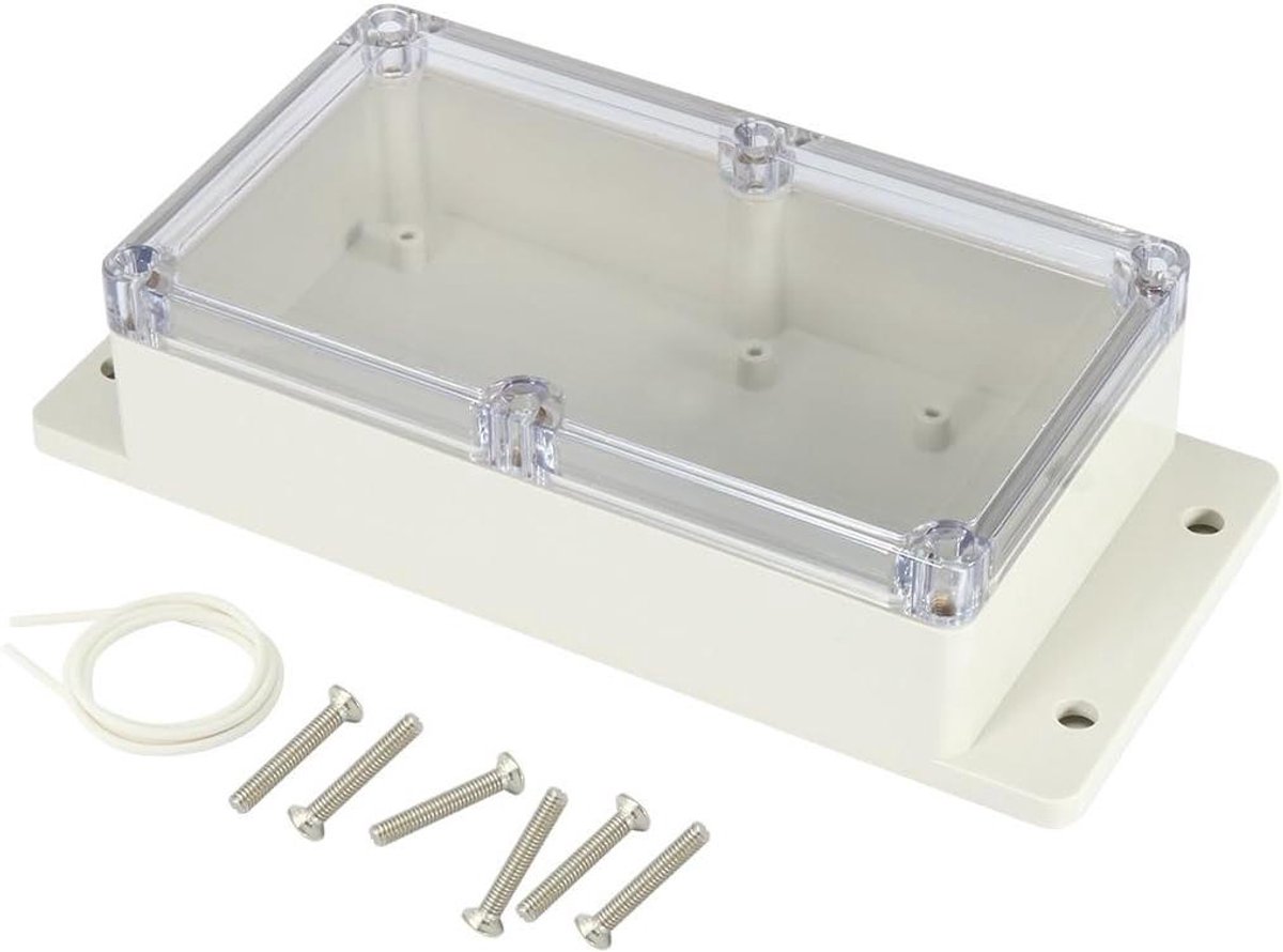 Allecta - Universele Project Behuizing met PC Transparant Cover 6.2 Inch x 3.5 Inch x 1.8 Inch