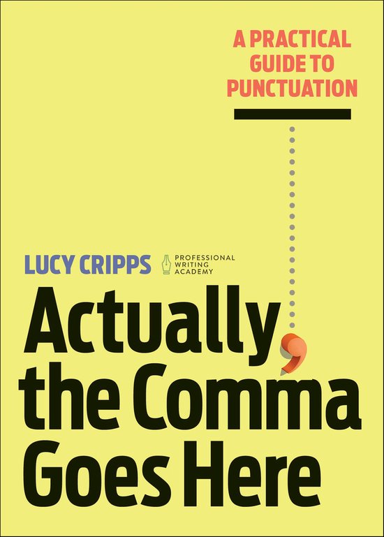 Actually, the Comma Goes Here - cover