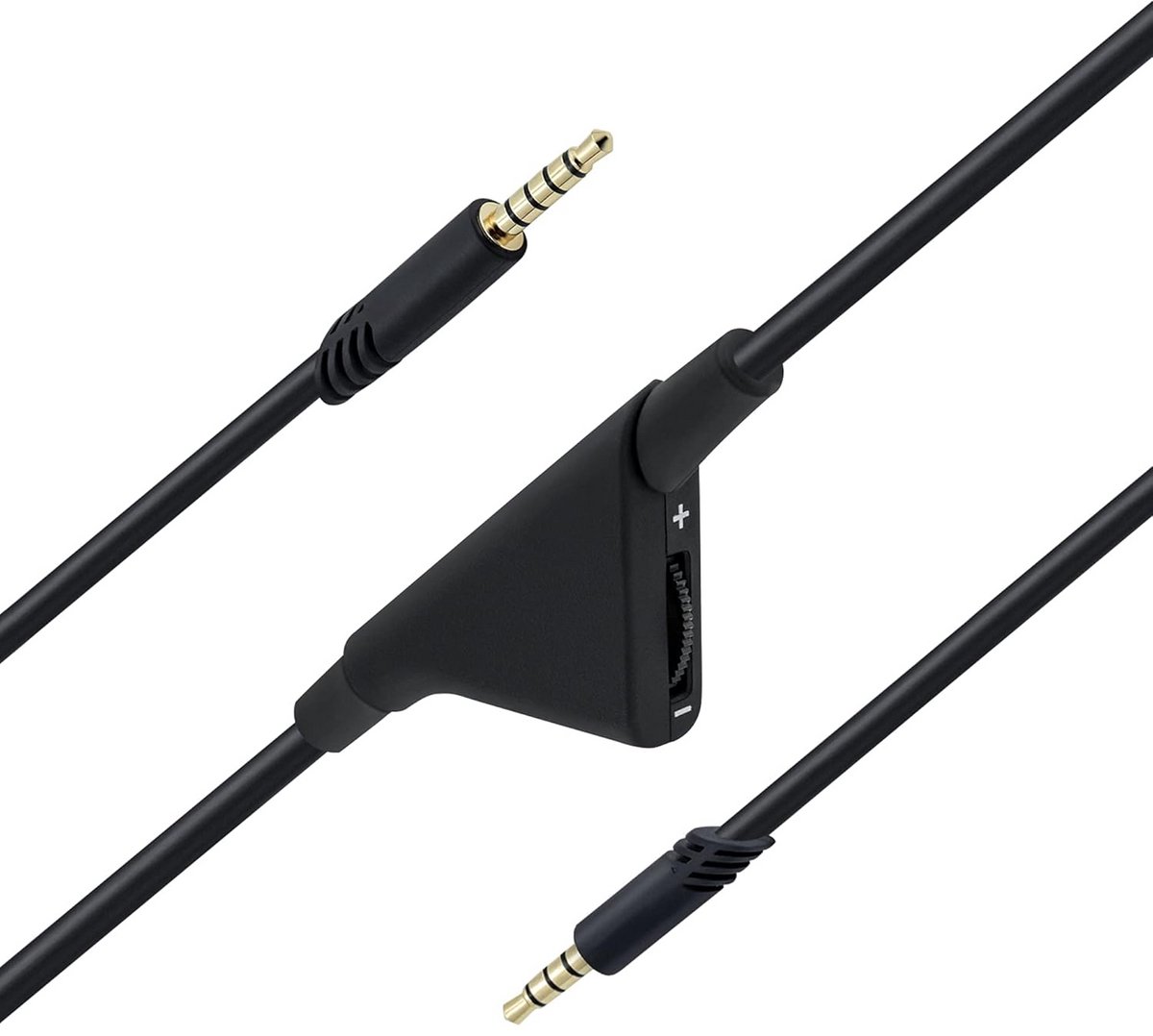 Vervangende 2 m Audio AUX Kabel met Volumecontrole voor Gaming Headsets
