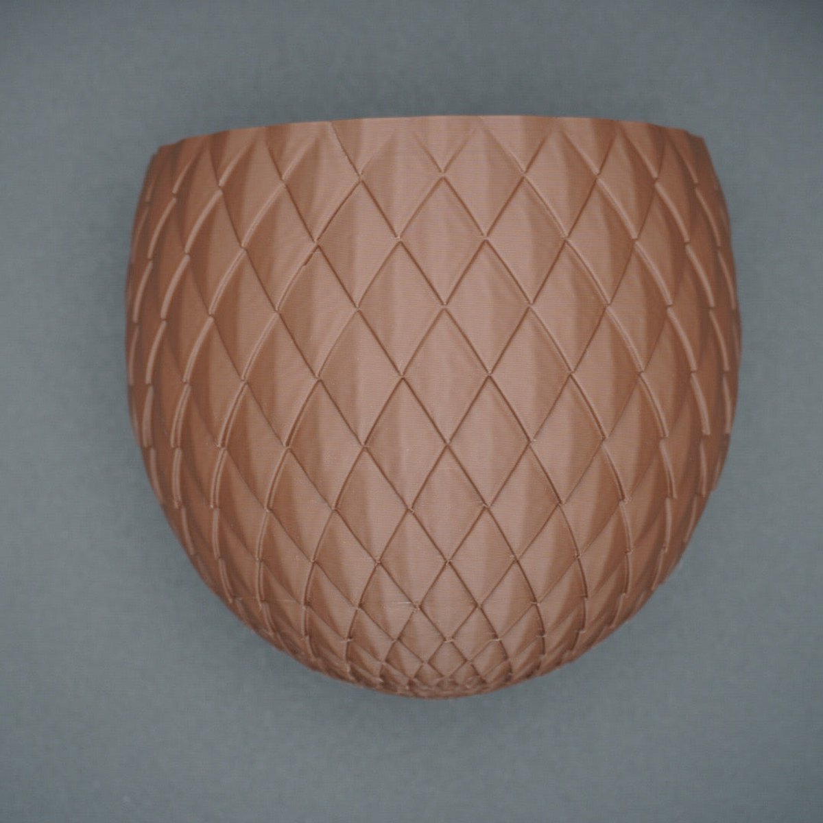 4one6 industries - De Draak Egg Muur Plantenpot - Bloempot - Voor Kamerplanten - Dragon - Chocolate Brown