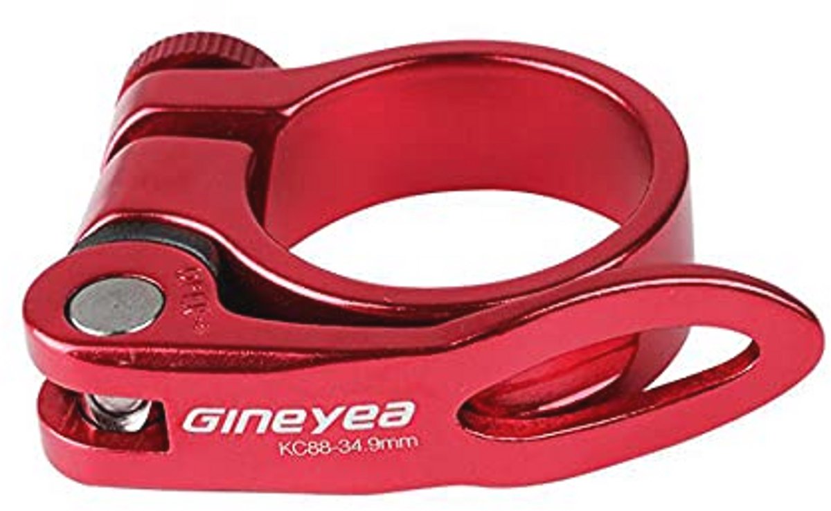 Fiets Zadelklem met Snelspanhendel voor Mountainbike en Wegfiets - 31,8 mm en 34,9 mm