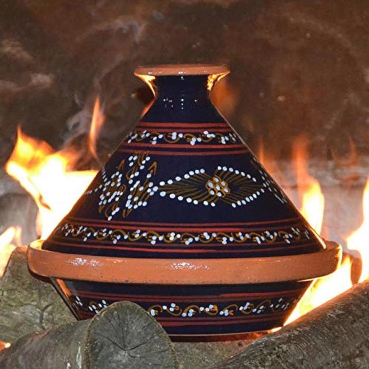 Tajine Individuele Tattoo Nachtblauw - 23 cm