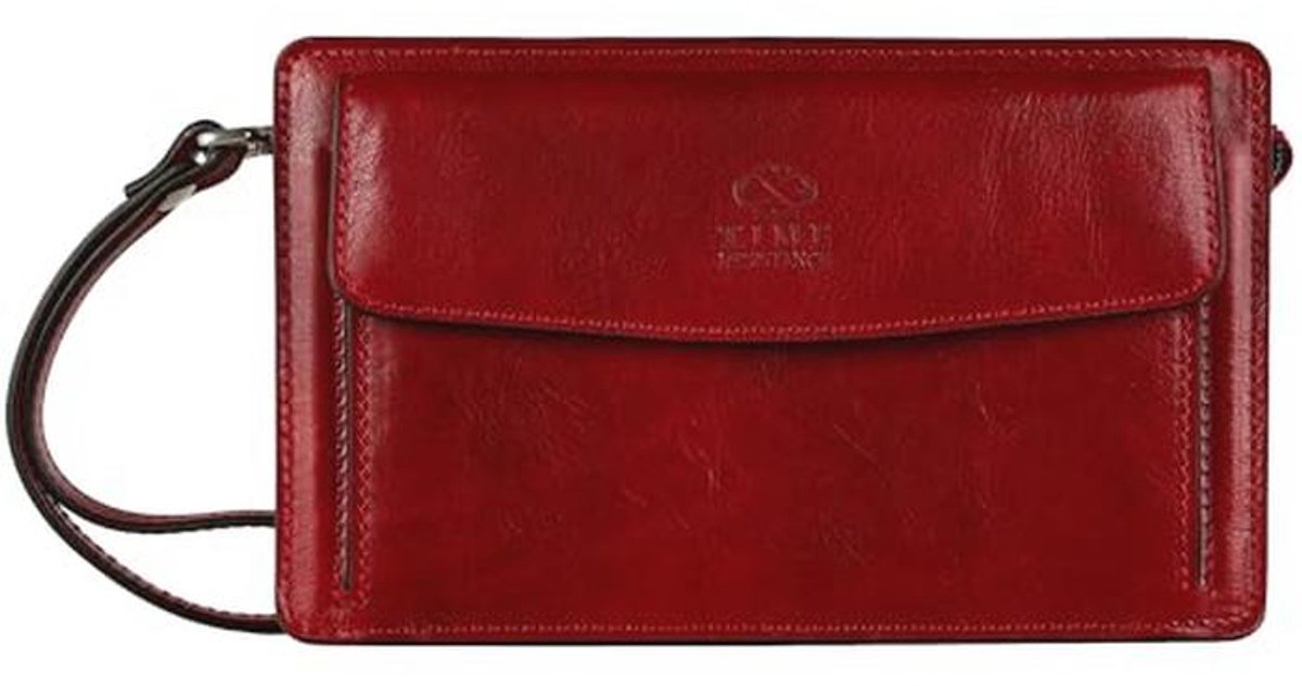 Handgemaakt Leren Mannen Handtas Clutch - Italiaanse Volnerfleder