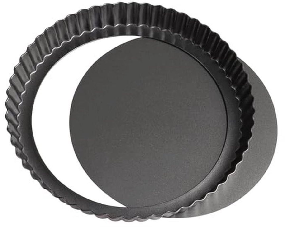 Ronde Taartvormen met Golvende Rand - 20 cm × 3 cm - Niet-klevend Quicheblik