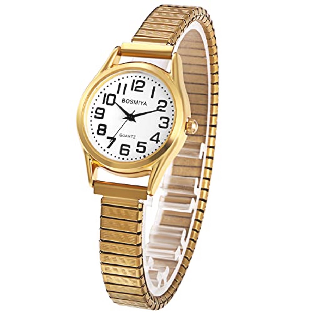 Elastisch polshorloge voor koppels - ultradun analoog quartz horloge voor mannen en vrouwen