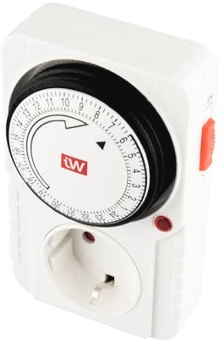Analoge timer met plug - 16A voor automatische schakelingen