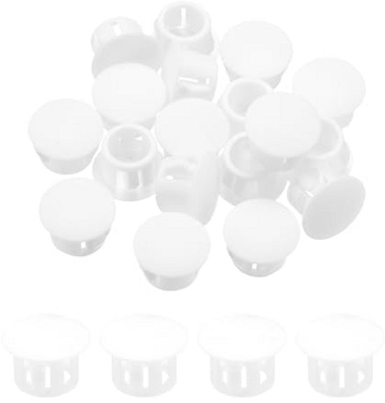 QUARKZMAN 16 stuks zwarte rubberen stops, 3,8 mm, gatstoppen voor 3,5