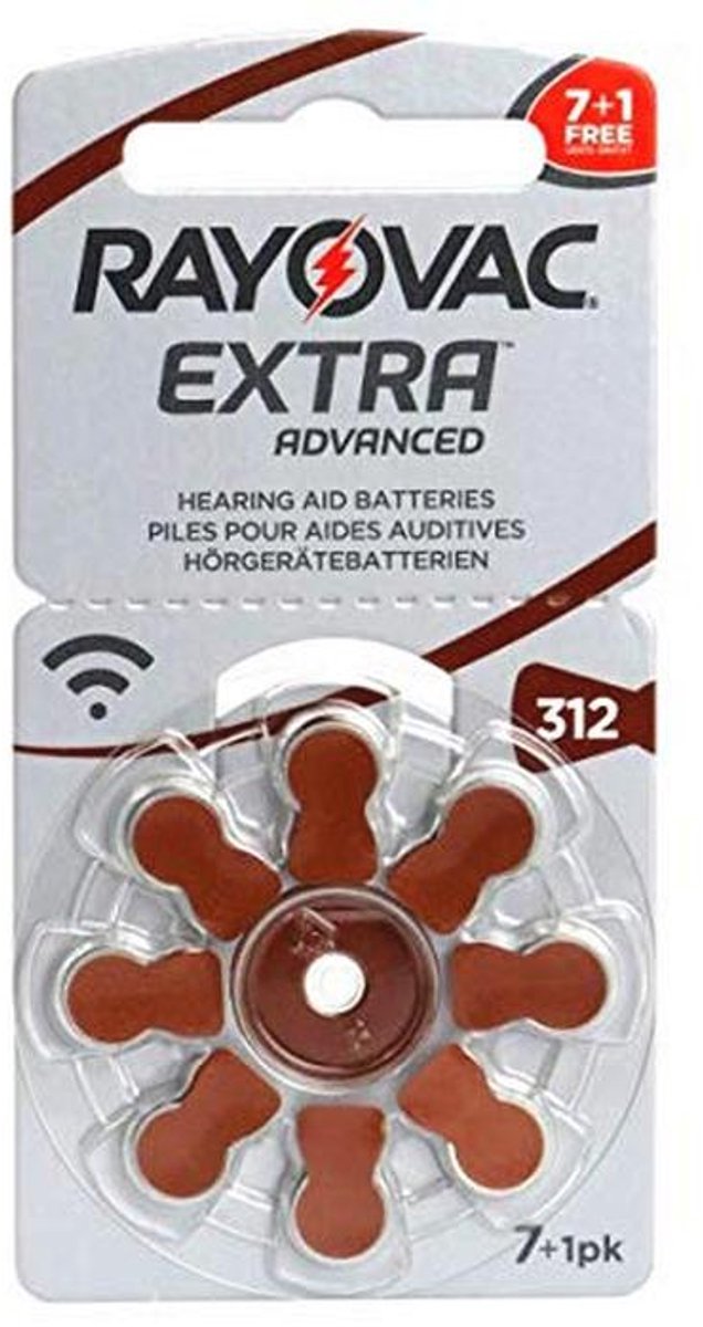 Gehoorapparaatbatterijen 312-80 - 80 Stuks