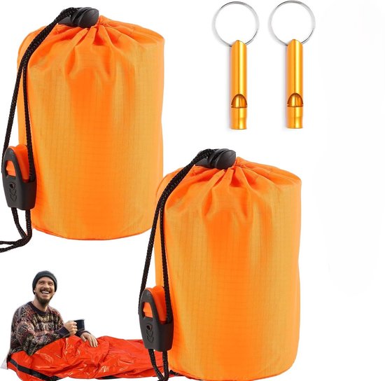 Kits d'abri d'urgence, abri de survie, 1 tente de survie, 1 couverture Mylar, 1 sac de Kits d'abri d'urgence, abri de survie, 1 tente de survie, 1 couverture Mylar, 1 sac de