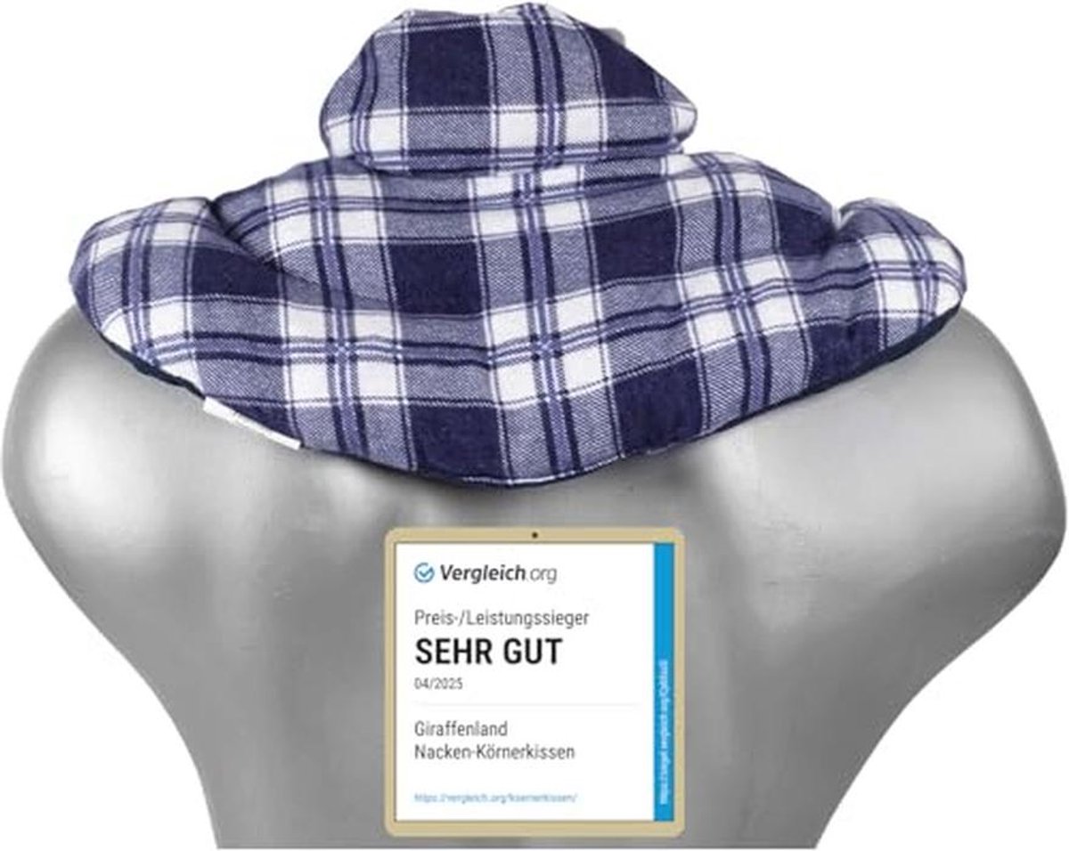 Nek- en Warmtekussen 2-in-1 - Kersenpitkussen voor Warmte en Kou