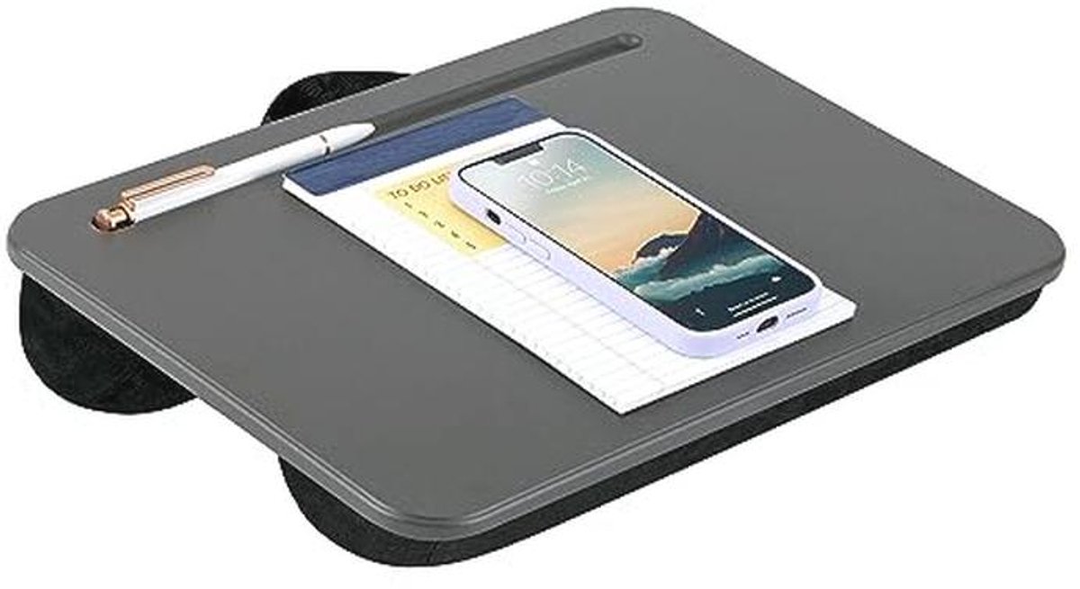 Compact Lap Desk Houtskool tot 15 inch voor Thuis en Op School