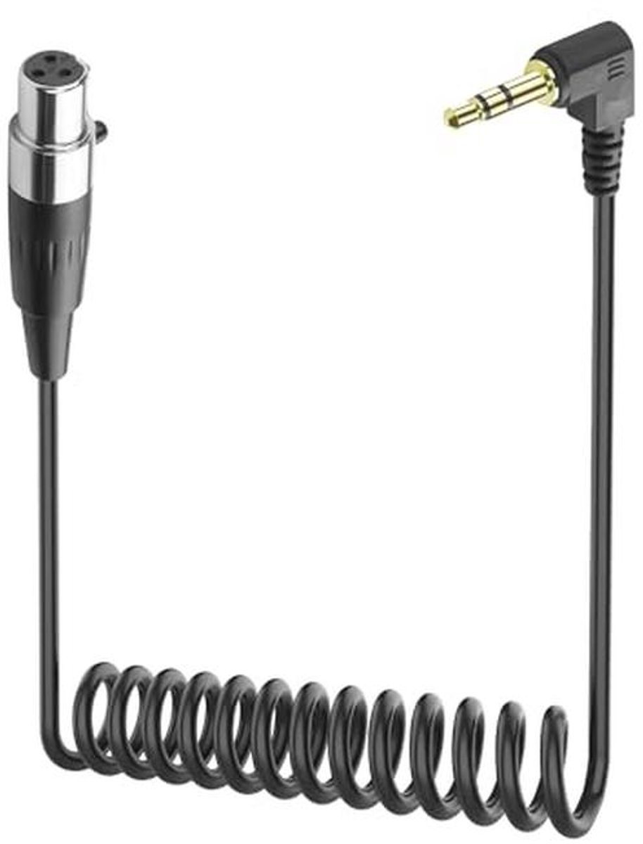 Mini XLR naar 3,5 mm Audiokabel voor Camera's en Microfoons - 1,64 ft