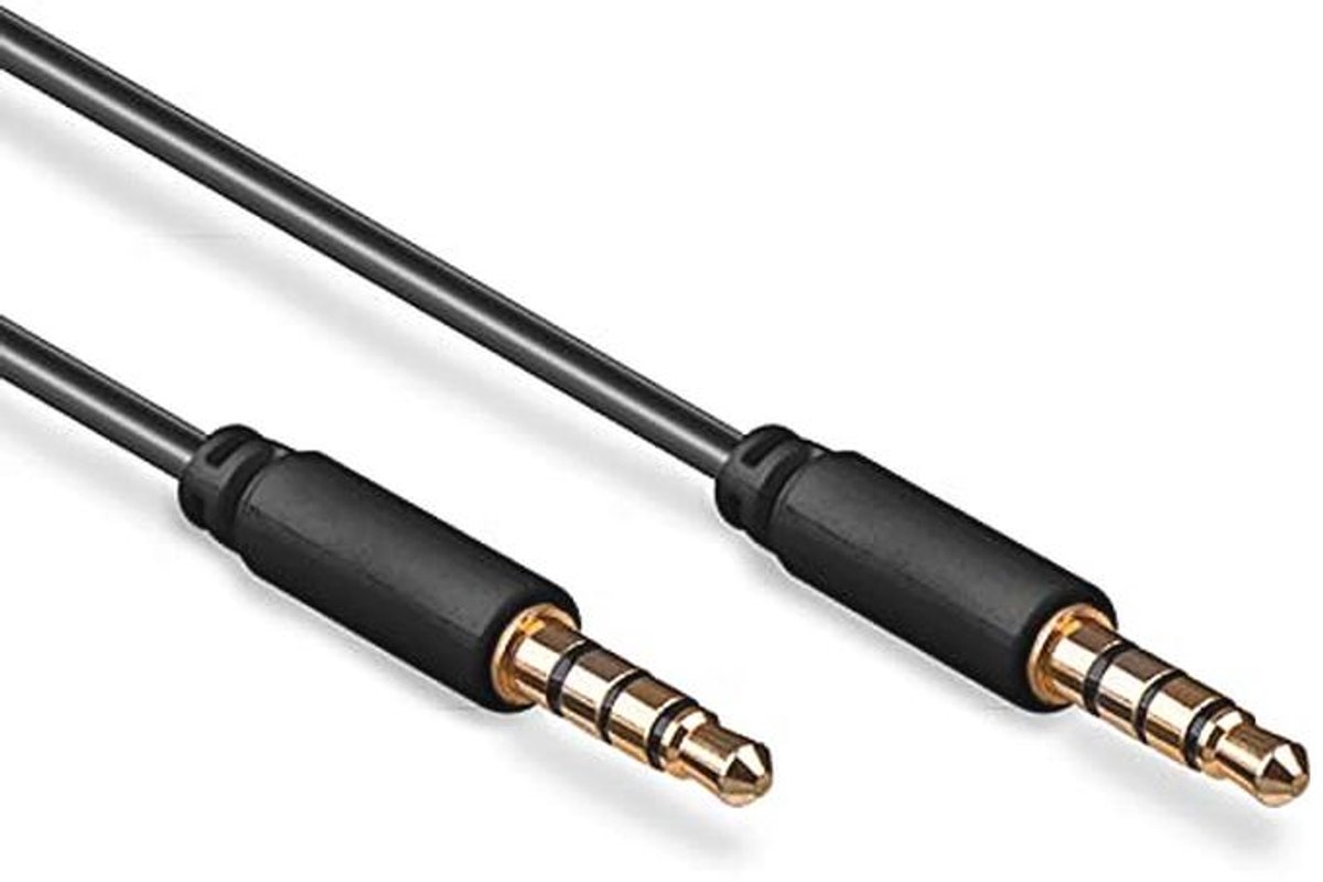 AUX Kabel 3 m – 3.5 mm Stereo Audio Kabel voor Hoofdtelefoons, Headsets, Smartphones en PC's