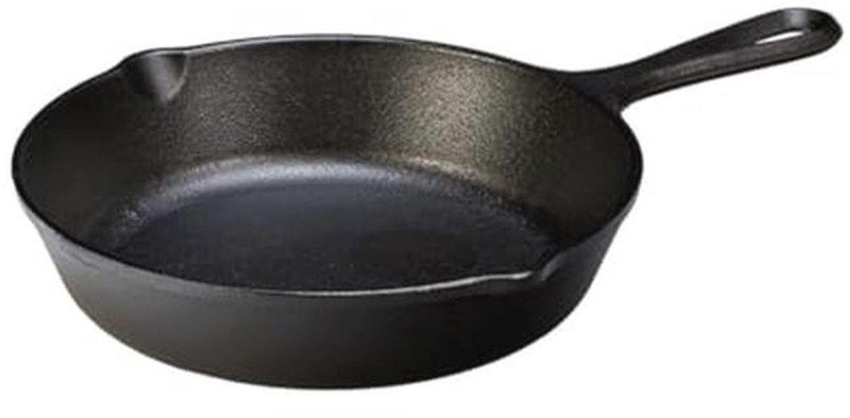Duurzame Inox Koekenpan - Zwart, 20,3 cm x 4,5 cm