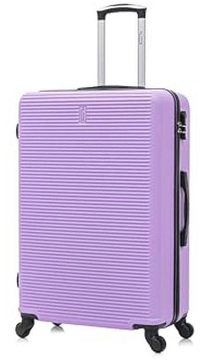 Lichtgewicht Reiskoffers, Goedgekeurd door Luchtvaartmaatschappijen - Zorgeloos Reizen in Violet - Grande Formaat