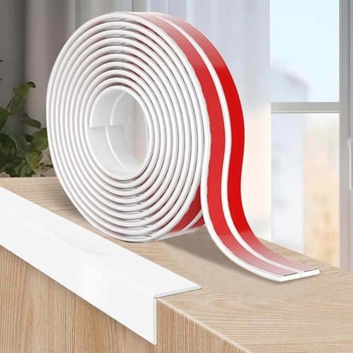 Flexibele zelfklevende randbescherming strips voor muren en vloeren