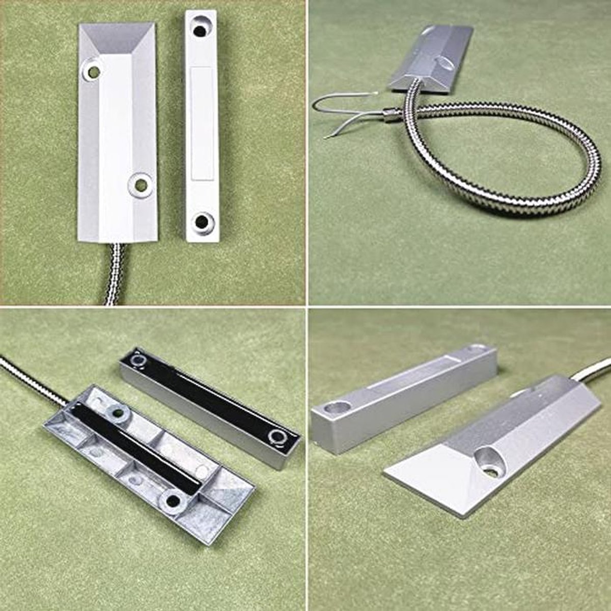 Magnetische Reed-schakelaar voor Deuren - 0~100V/0.5Amp NC Schakelaar Met Installatie-instructies