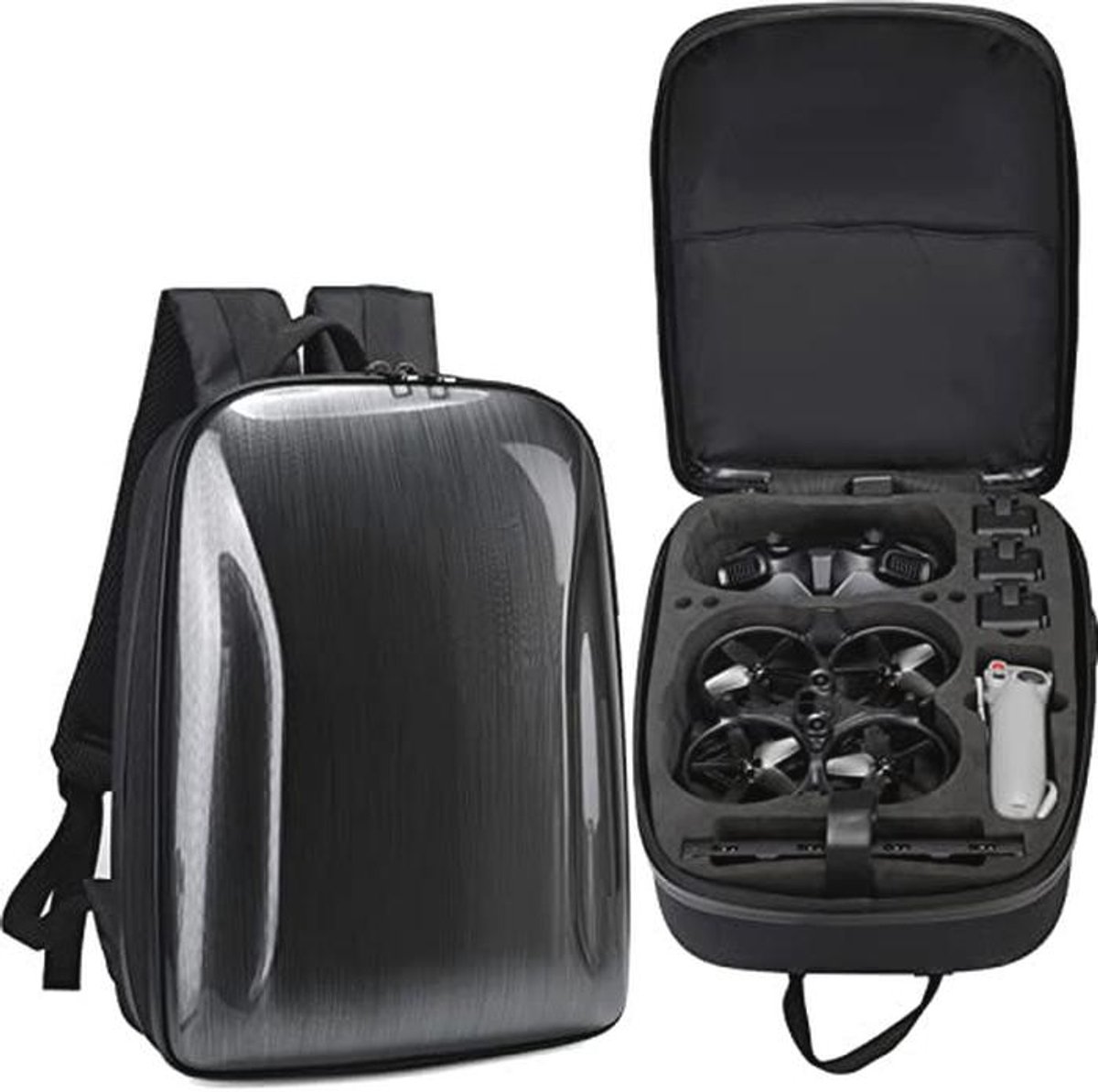 Opslag Rugzak voor Drone en Accessoires - Modern Zwart Design