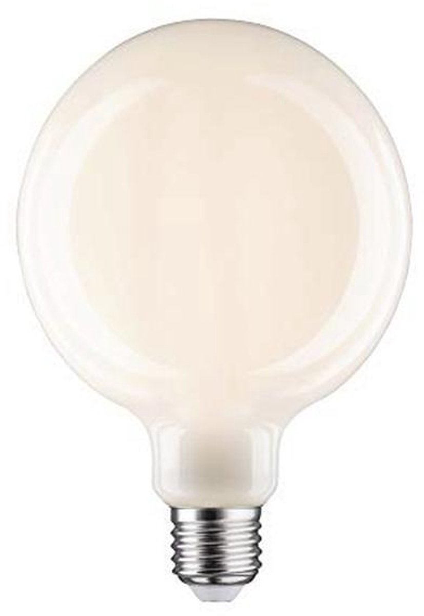 Dimbare LED Lamp G125 7W Opaal 2700K Warmwit E27 - Energiezuinige Verlichting