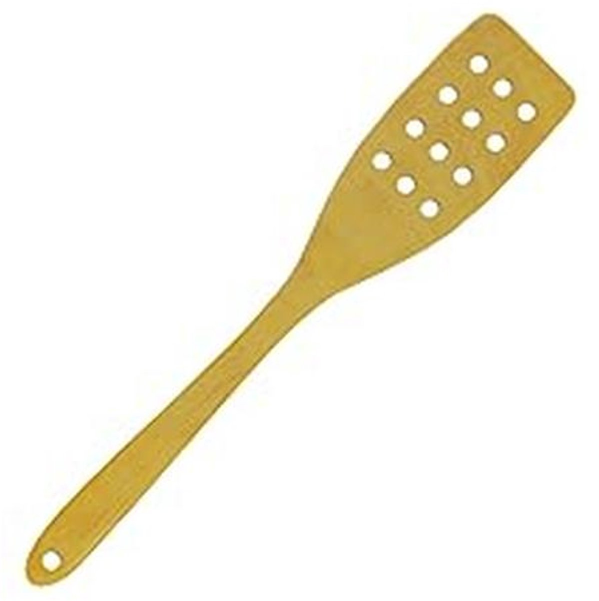 Lichte houten keukenpalet met gaten, 31 cm