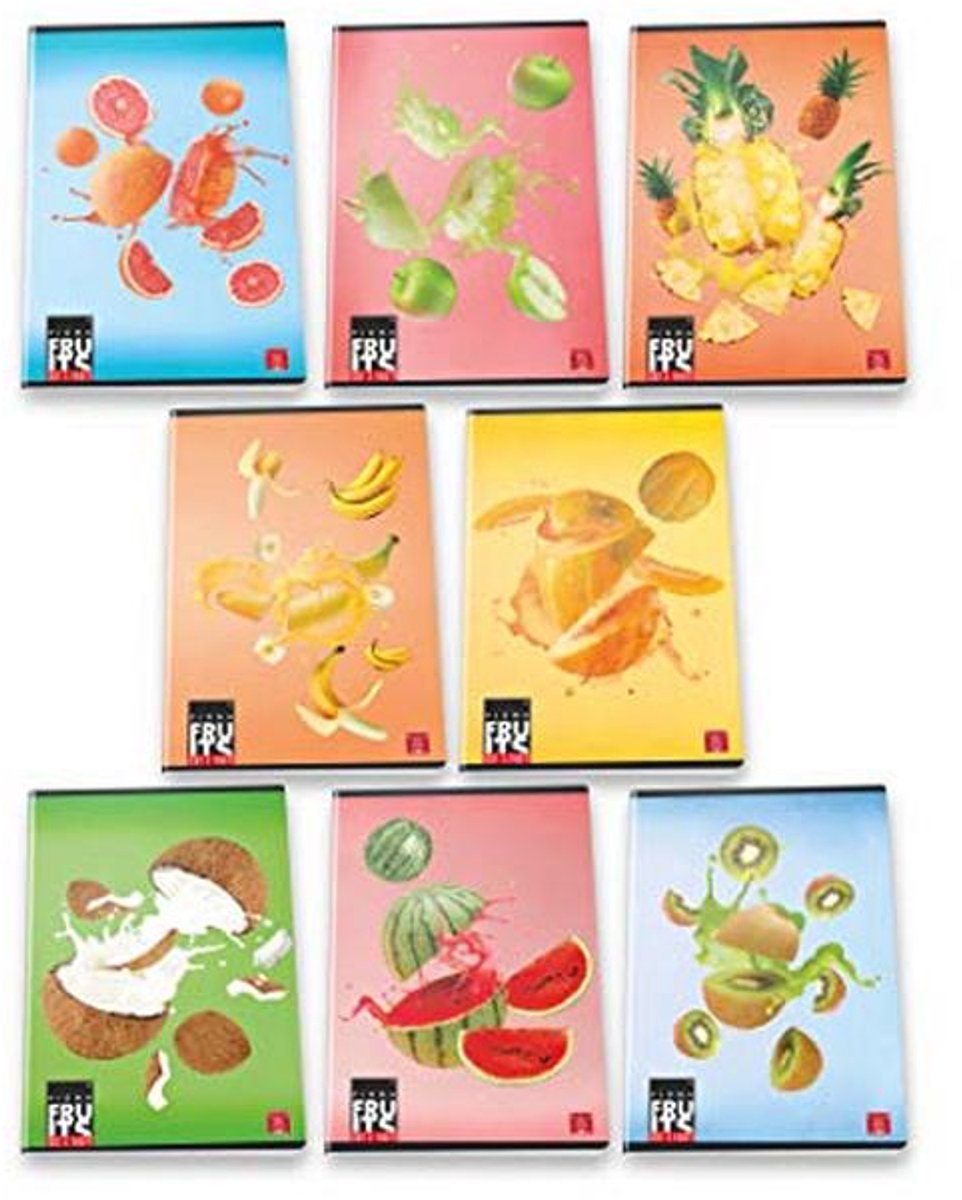 Maxi A4 Fruit Notebooks 10-pack