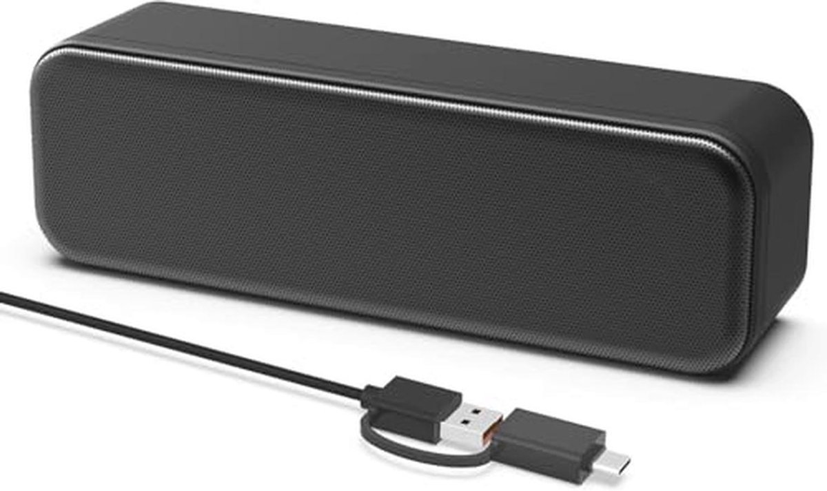 USB-luidspreker voor computer met HD-stereogeluid en versterkte bas