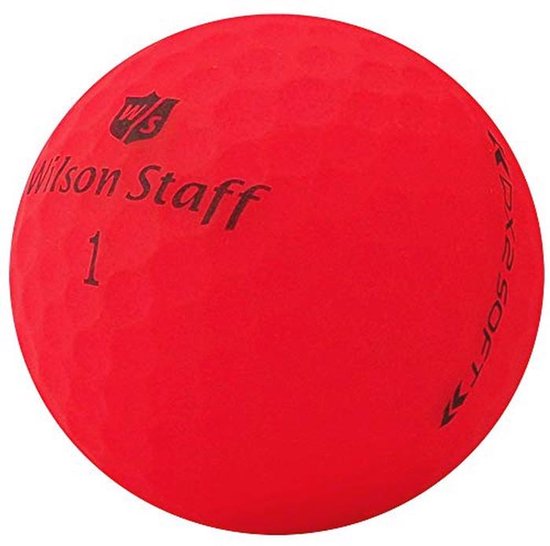 24 Low Compression Golfballen - Zacht, Rood, Matte Afwerking van Merkloos — afbeelding 2