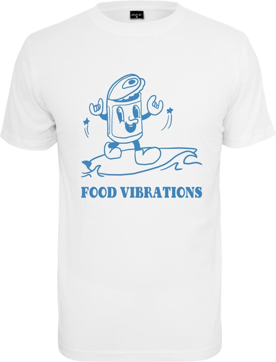 Mister Tee Food Vibrations Heren Tshirt S Wit