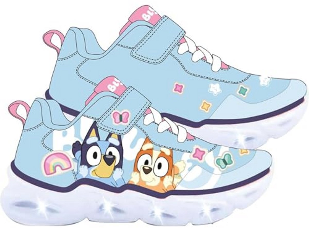 Kinderschoenen met LED-verlichting voor jongens en meisjes - Comfortabele blauwe sportieve schoenen