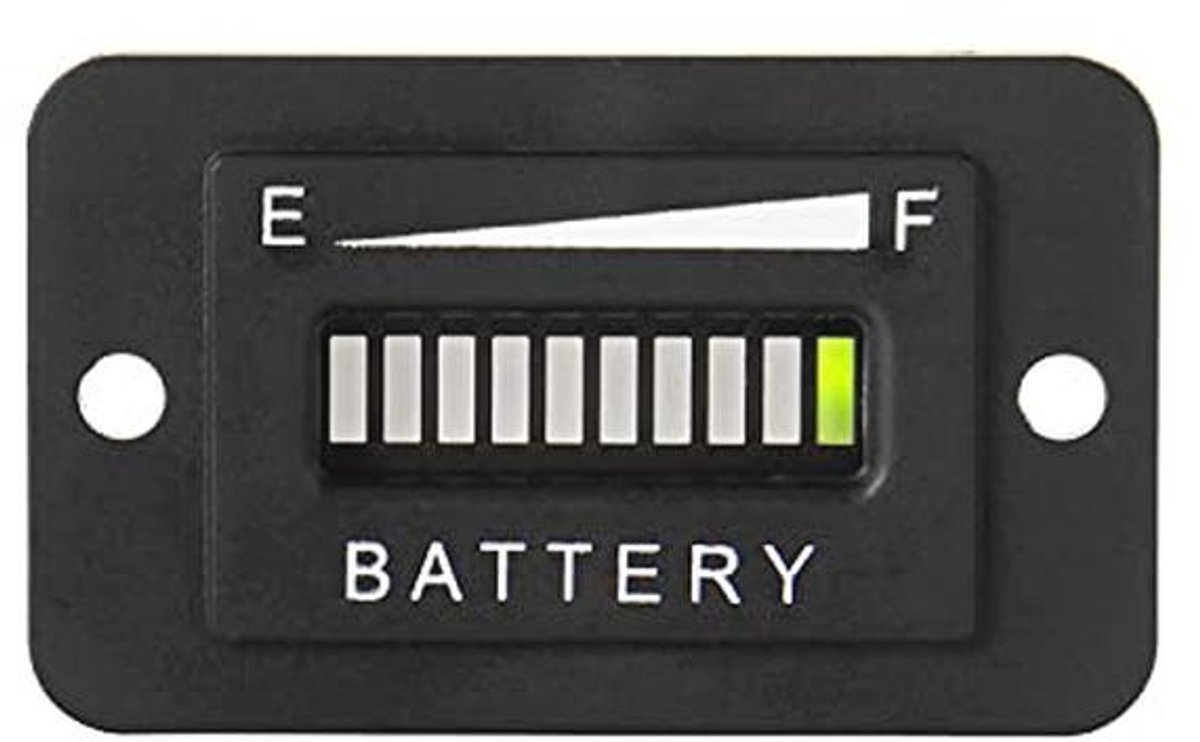 12/24V Digitale Batterijmonitor voor Loodaccu's - Waterdichte Batterij-indicator