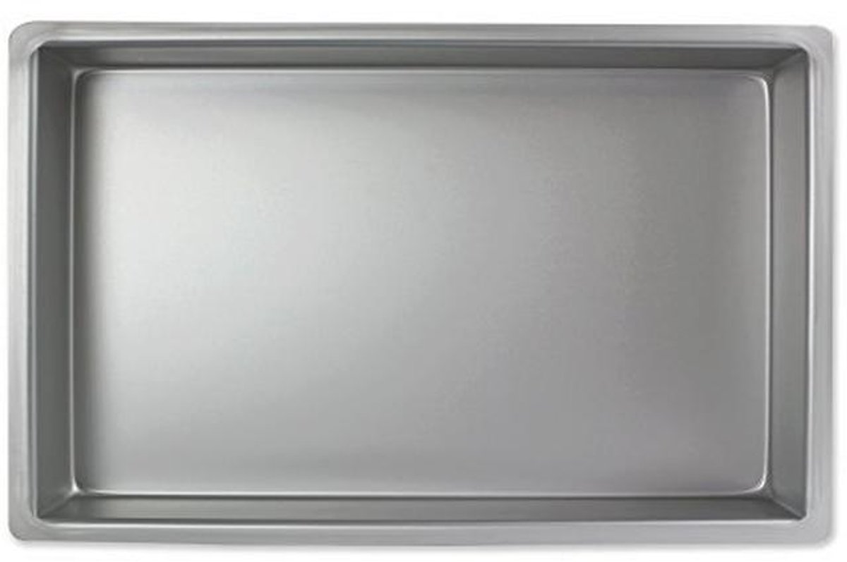 Langwerpige aluminium bakvorm 177 x 279 mm voor taarten en desserts
