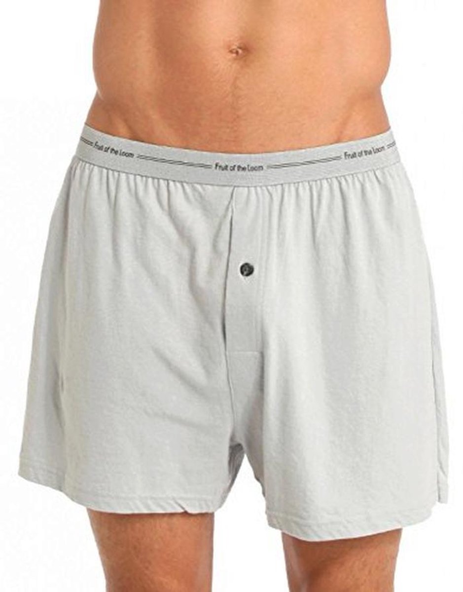 Heren Gebreide Boxer Shorts met Exposed Tailleband - Verpakt per 3 Stuks