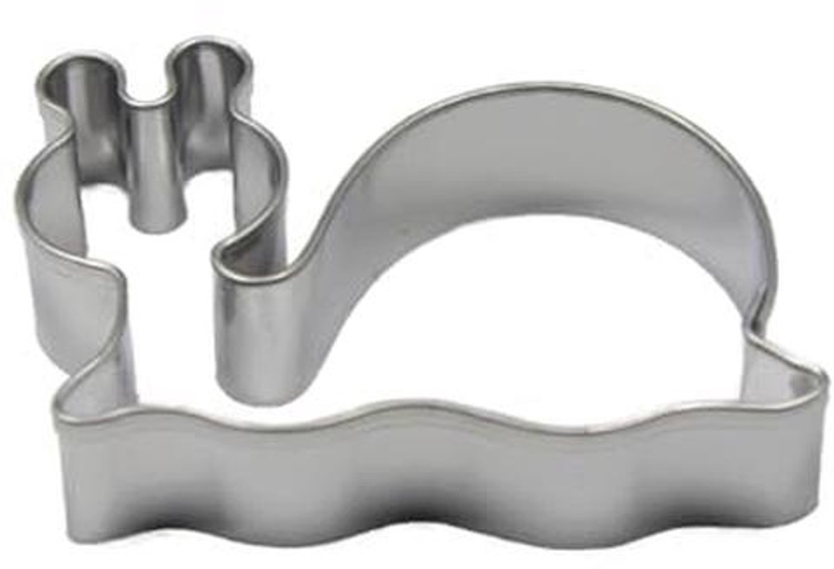 Snail Cookie Cutter - 6 x 3.5 cm - Dishwasher Safe Stainless Steel Baking Mold
