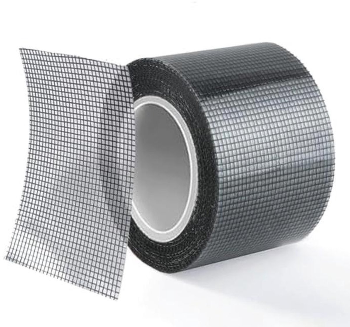 Vliegengaas Reparatieset met Waterdichte Pleisters en Reparatieband - 7,6 cm x 6 m
