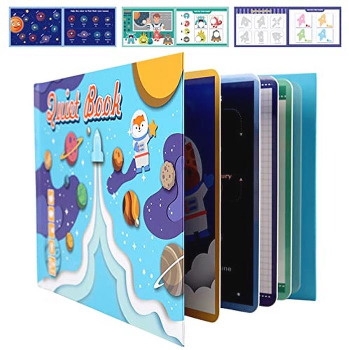 Interactief Speelboek voor Peuters - Montessori Geschikt, Educatief Speelgoed voor Kinderen van 3 tot 6 Jaar