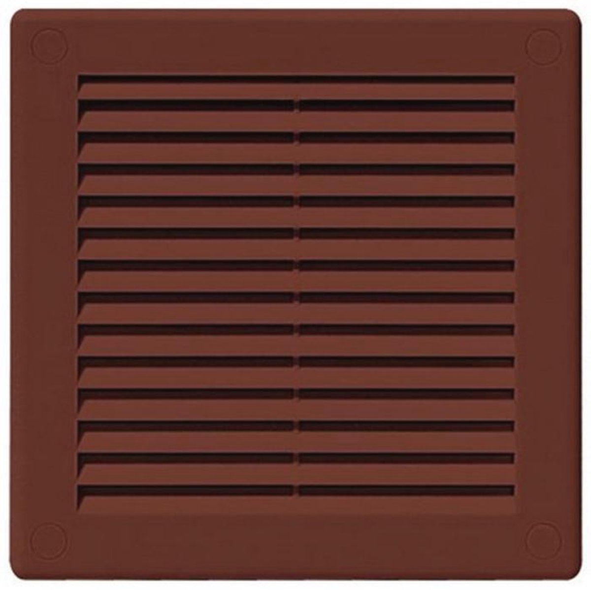 Ventilatie Grille Cover 150 x 150mm - Bruin ABS Kunststof