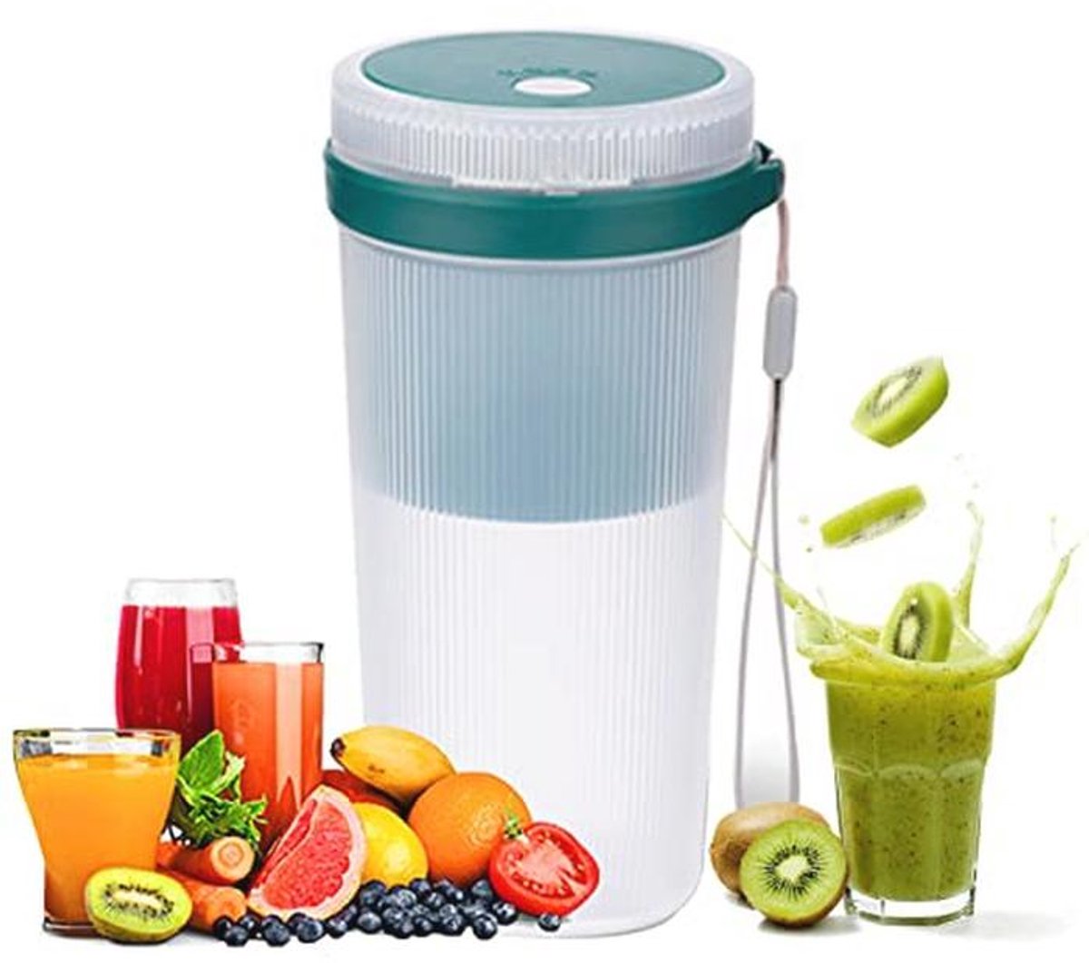 Draagbare Smoothie Maker - Mini Mixer 300 ml voor Thuis en Reizen