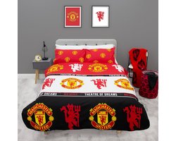 Manchester United Dekbedovertrek - Tweepersoons - 200 x 200 cm. - Man. United F.C. - Dekbed - 2-Persoons