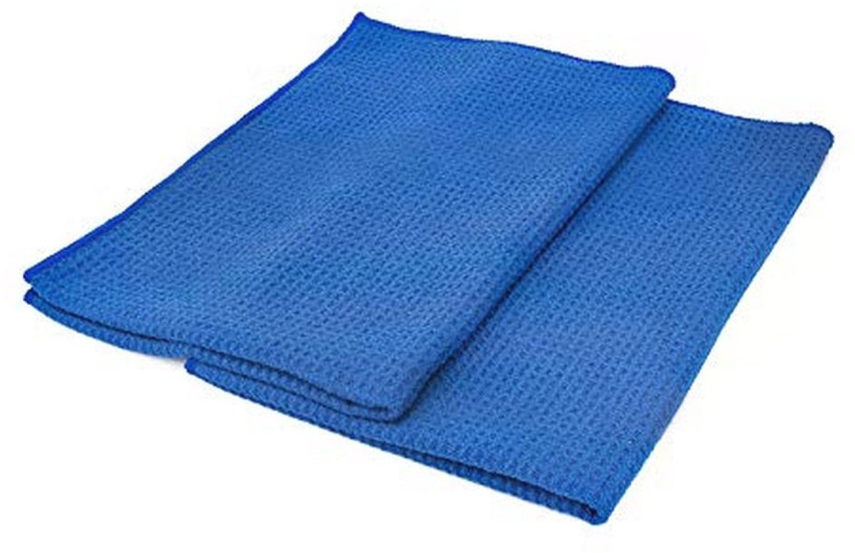 Microvezel Wafelweefsel Handdoeken voor Detailing en Glasreiniging - 2-Pack