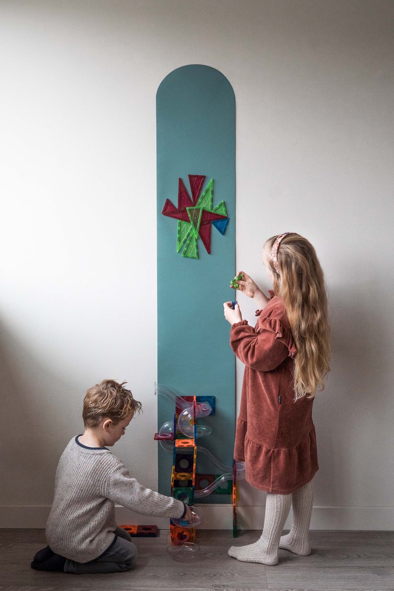 Magneetsticker 30x170 cm groen/blauw