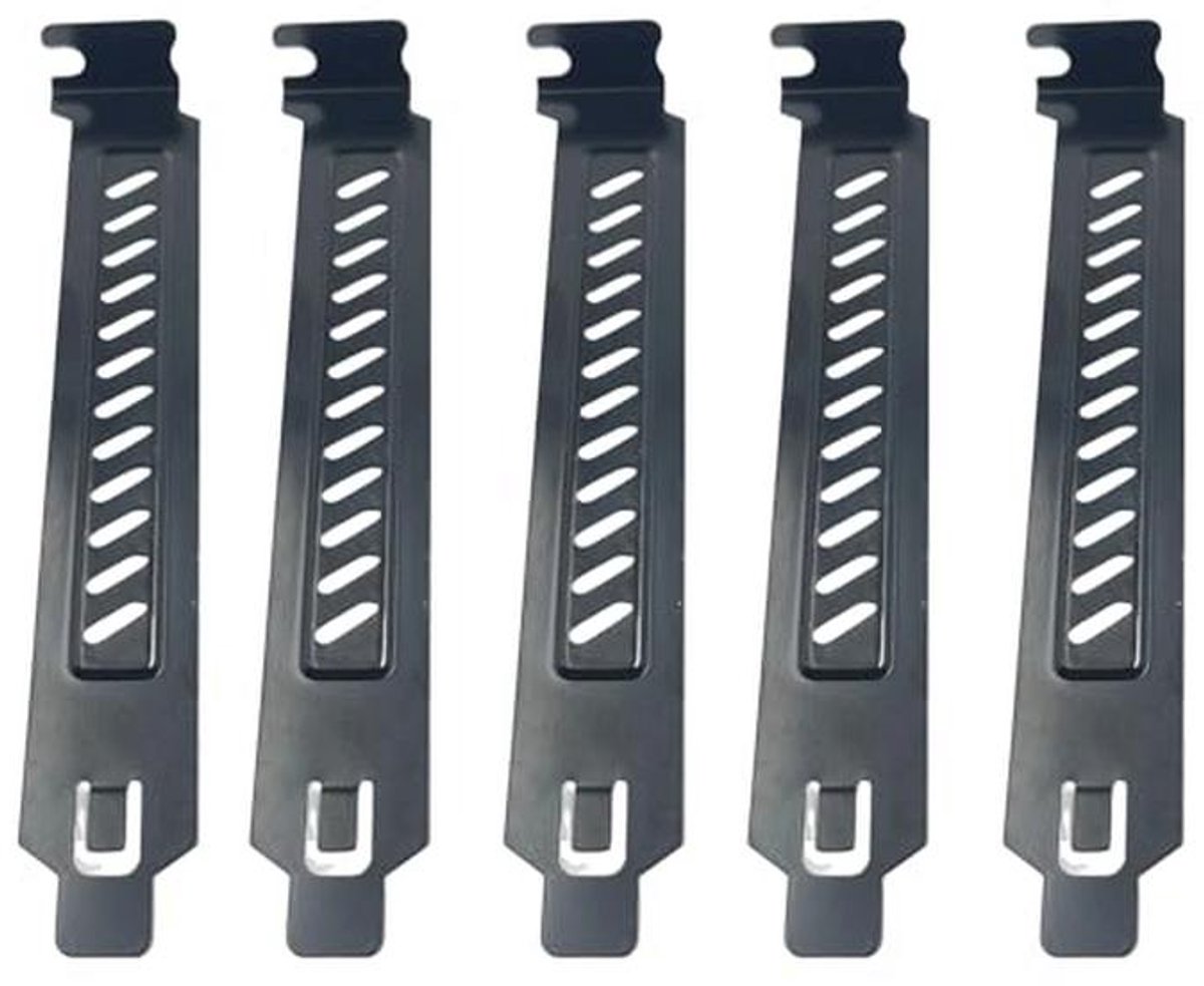 10 Stuks Zwarte PCI Sleufafdekking - Hardstaal Stoffilter Slots