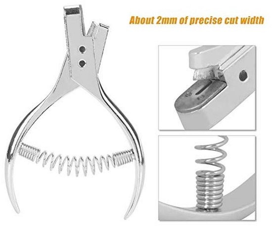 Gatentang voor Doe-Het-Zelf Projecten - Professionele Snijder met Gebogen Handgreep van Merkloos	 — afbeelding 3
