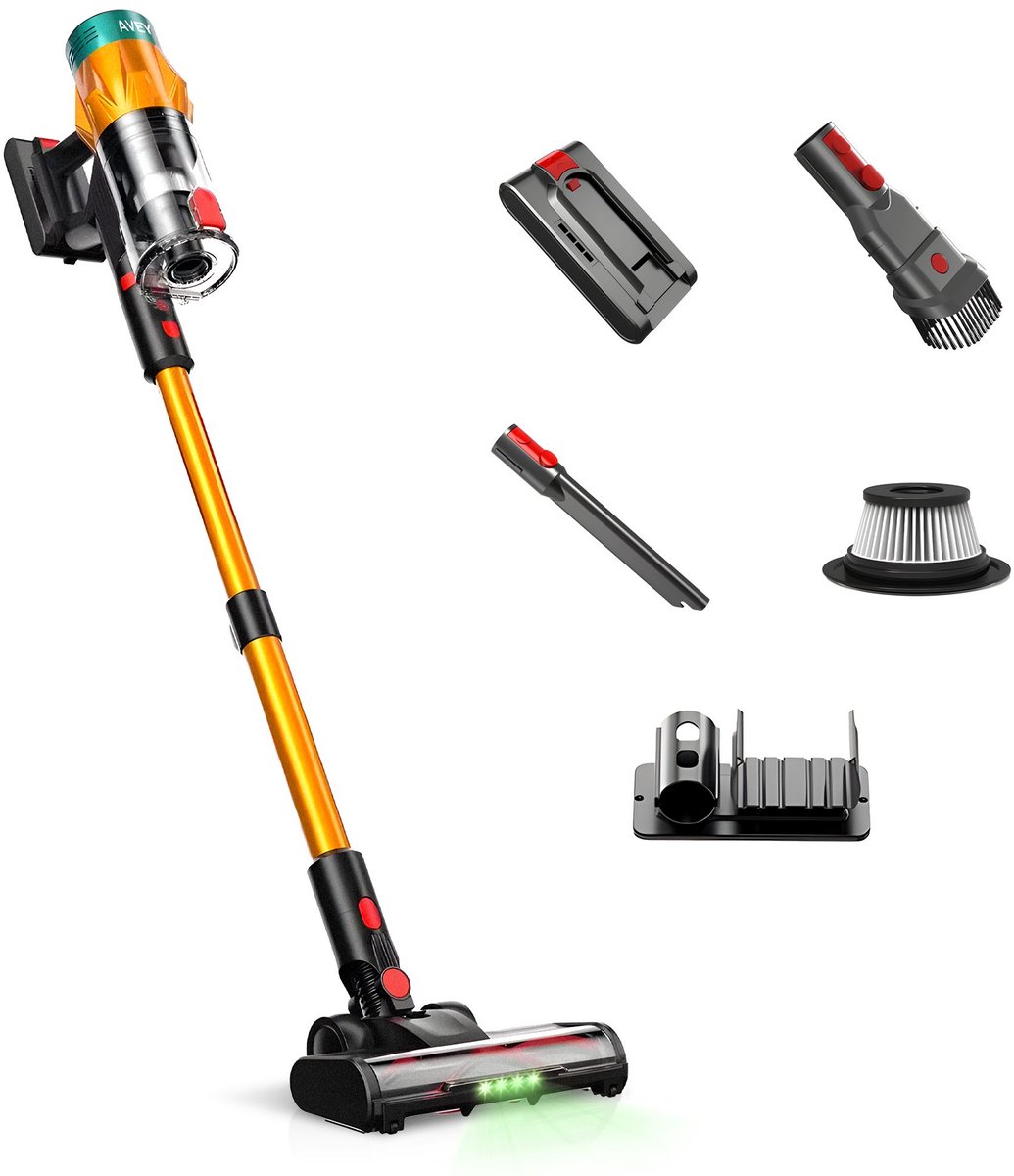 Avey S670 Steelstofzuiger Draadloos - 550W - 35Kpa