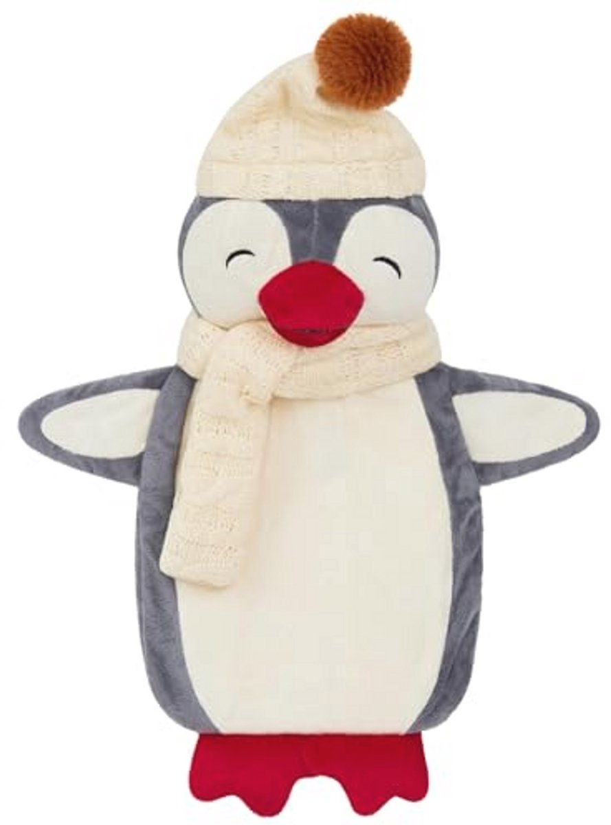 Warme fleece kruik met dierenhoes - 1 of 2 liter